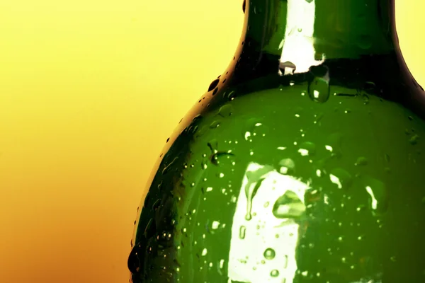 Drops on bottle Stock Photo