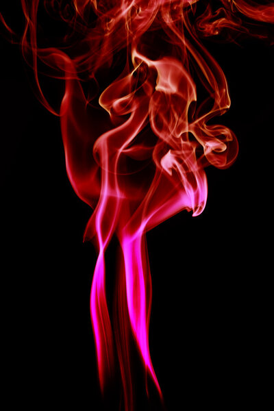 Beautiful color smoke.