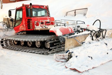 kar temizleme için taşıma.