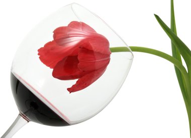 belleza se desvanece en el vino.