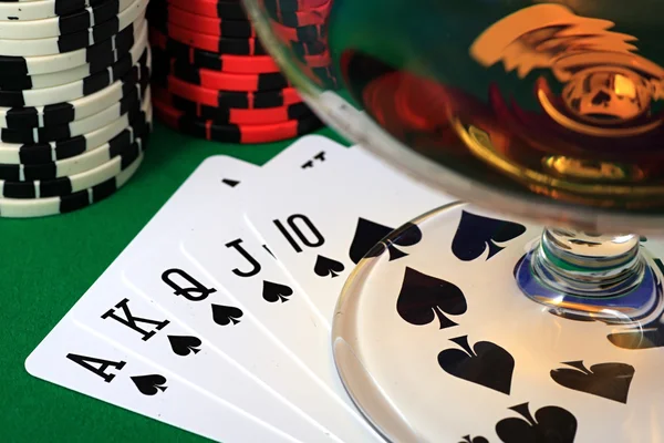 Best Poker Hand — Stock Photo, Image