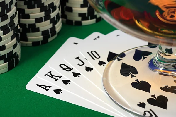 最高のポーカーハンド — ストック写真