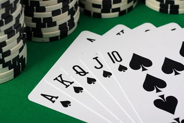 Najlepsza ręka pokerowa — Zdjęcie stockowe