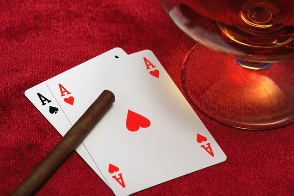 Two aces. — Stock Photo, Image