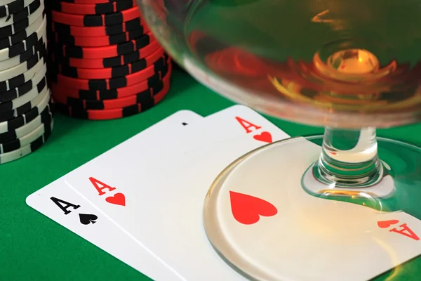 Two aces. — Stock Photo, Image