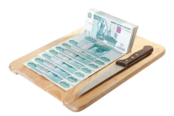 Billetes rusos — Foto de Stock