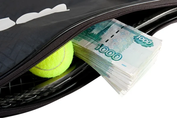 Tennis - teurer Sport. — Stockfoto