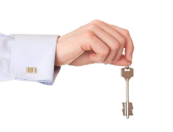 stock image Hand of a man with the keys.