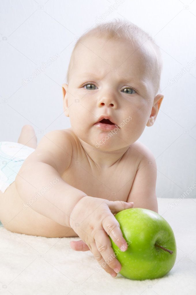 Babe and an apple #6