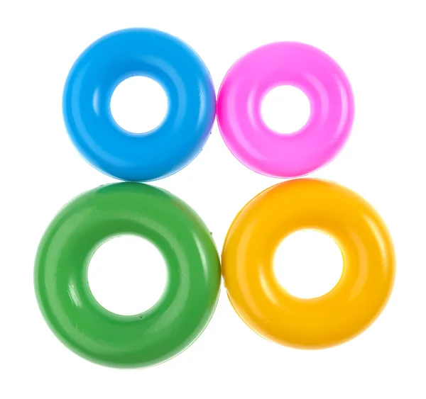 Plastic rings — Stock Photo, Image