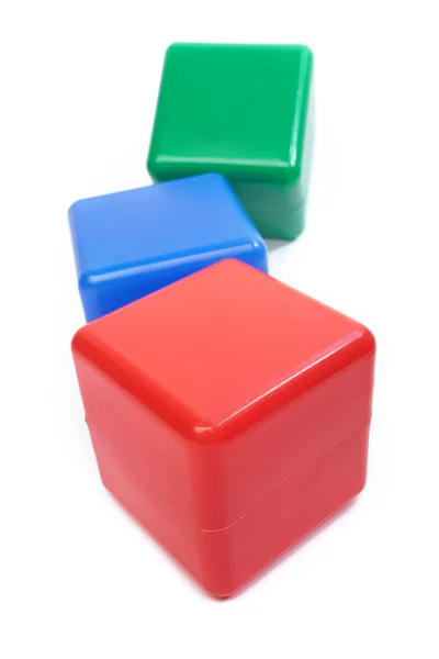 Cubos de plástico — Fotografia de Stock