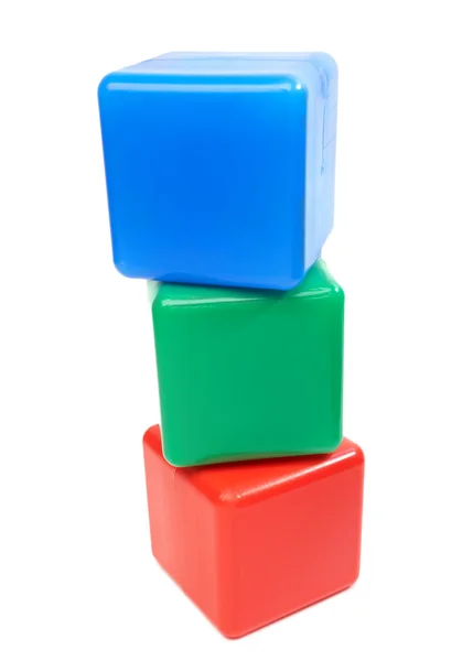 Cubos de plástico — Fotografia de Stock