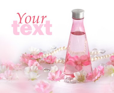 Beautiful perfume background clipart