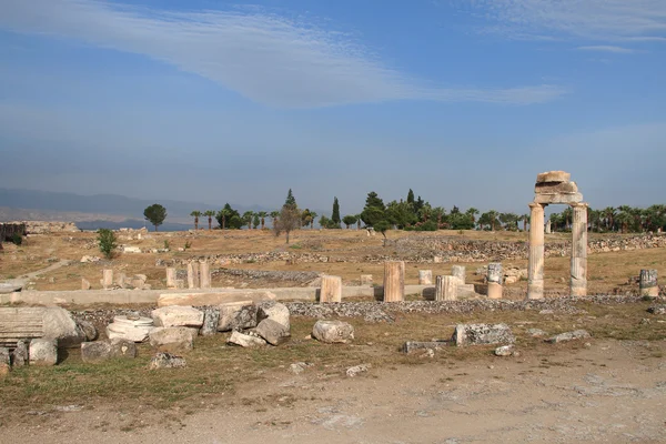 Руїни стародавнього римського міста Гієраполі на — стокове фото
