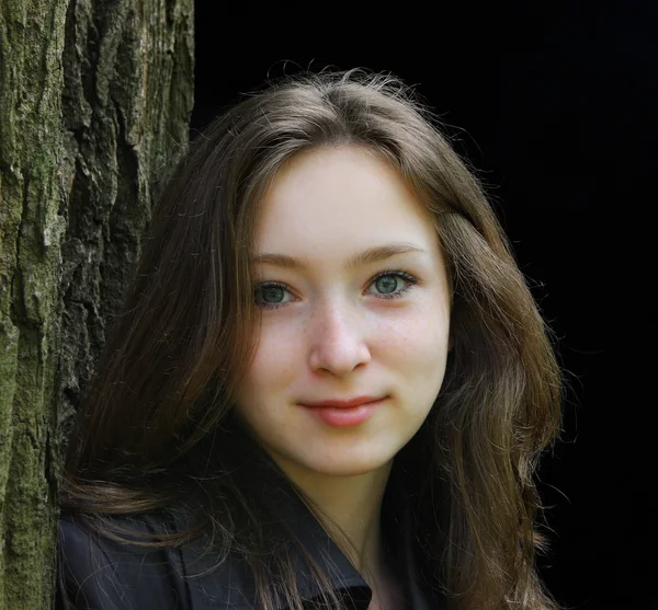 stock image Portrait of a beautiful young girl