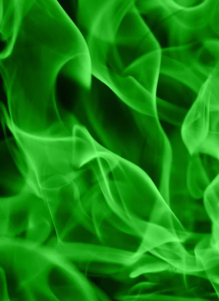 Green flame — Stock Photo, Image