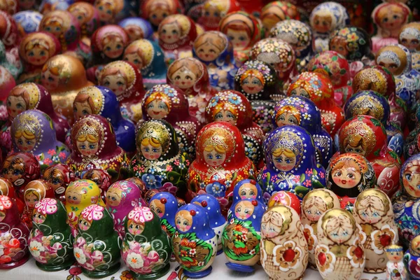 Russian dolls — Stock Photo, Image