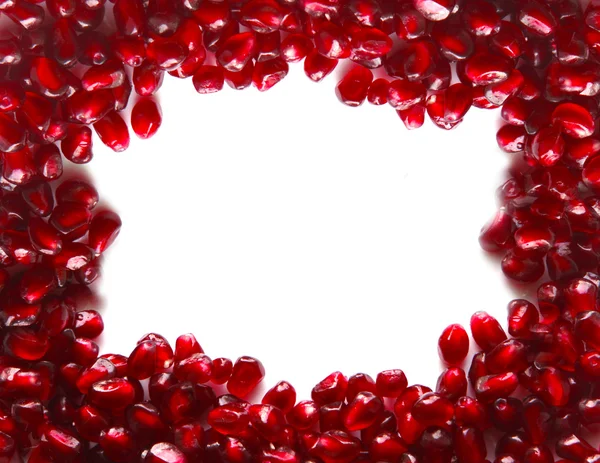 Pomegranate frame Royalty Free Stock Images