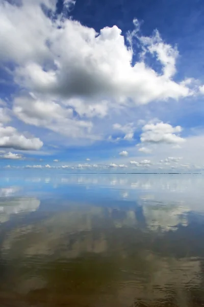 stock image Sky reflection in water