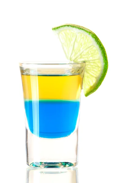 Coleção de coquetel tiro: Tequila azul — Fotografia de Stock