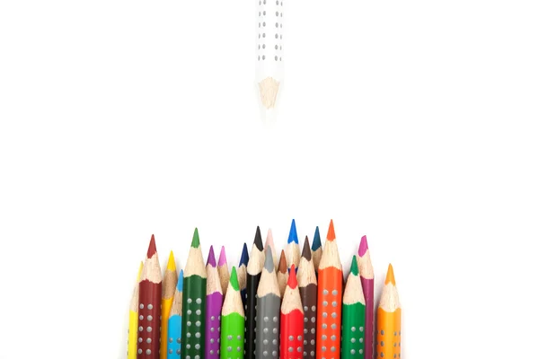 Життя кольорових олівців — стокове фото