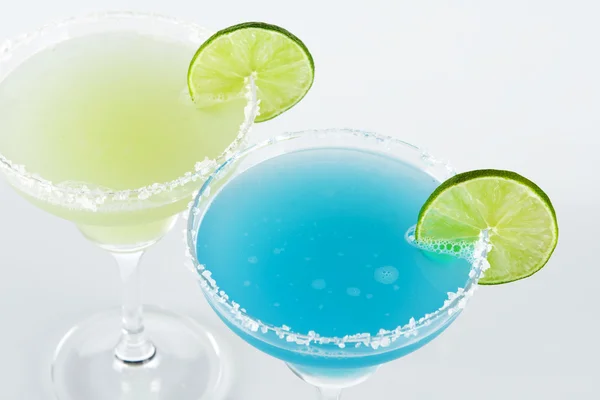 Zwei Margarita-Alkoholcocktails — Stockfoto