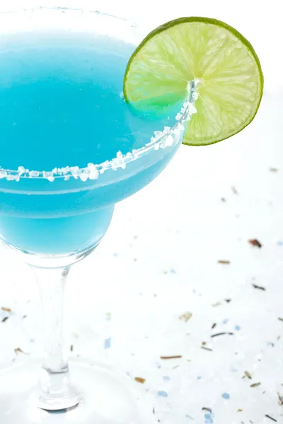 Cocktail di margarita blu — Foto Stock