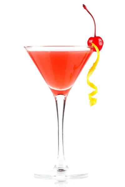 Alcohol cocktail met sinaasappelsap en g — Stockfoto
