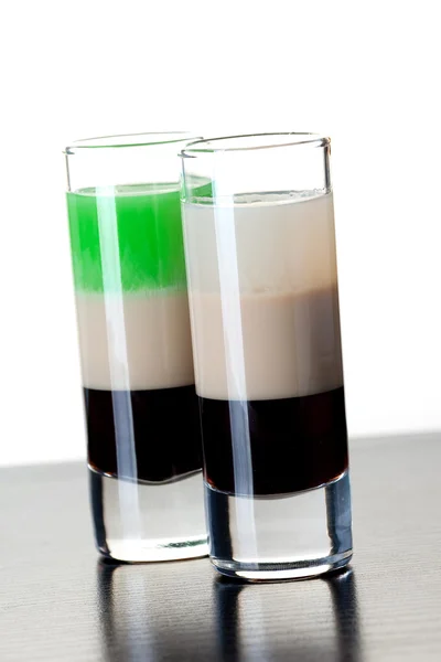 Shot cocktail collection: Apache and B52 — Stock Photo, Image