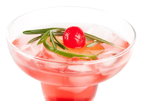 Cocktail de álcool vermelho — Fotografia de Stock