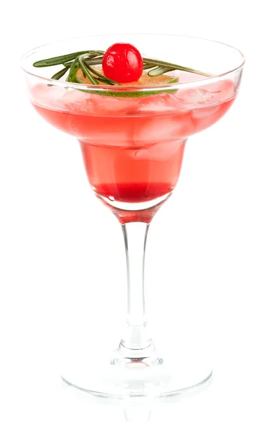 Röd alkohol cocktail — Stockfoto