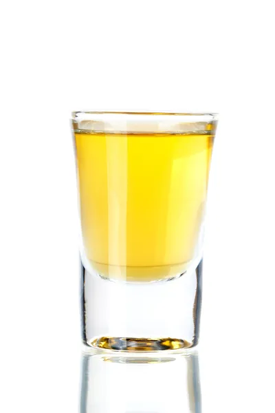 Shot cocktail collection: Gold Tequila — Stock Photo, Image