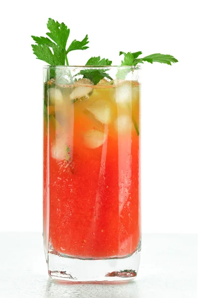 Blood mary alcohol cocktail — Stock Photo, Image