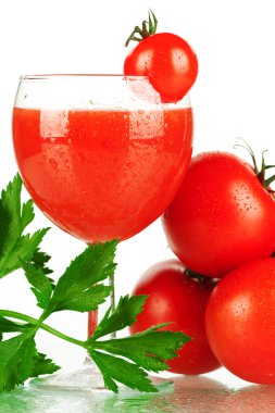 Fresh tomato juice clipart