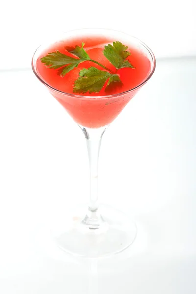 Cocktail alcolico con succo d'arancia e g — Foto Stock