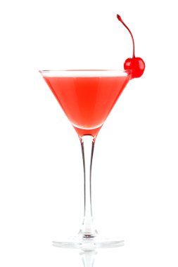 Alcohol cocktail with orange juice clipart