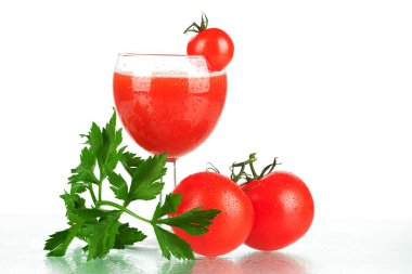 Fresh tomato juice clipart