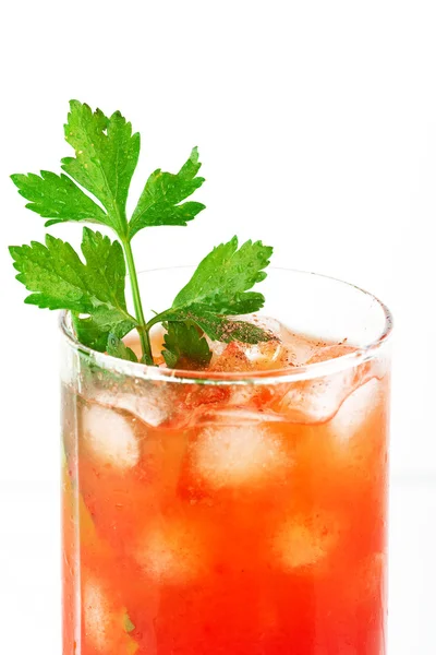 Blood mary alcohol cocktail — Zdjęcie stockowe