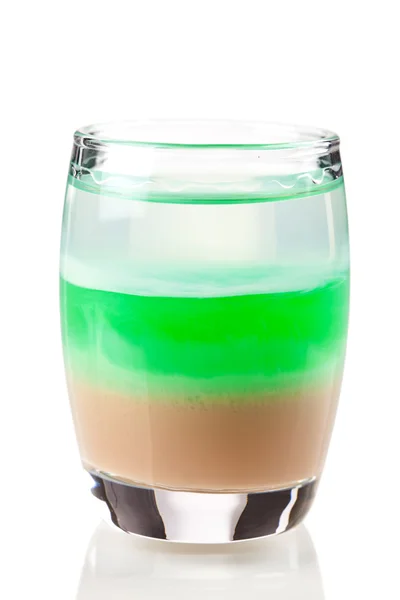 Cocktail collection: Three layered shot — Stock Photo, Image