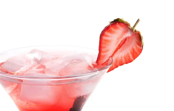 Alcoholcocktail van aardbeien — Stockfoto