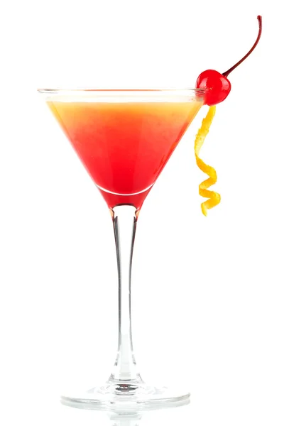 Tekila sunrise alkol kokteyli — Stok fotoğraf