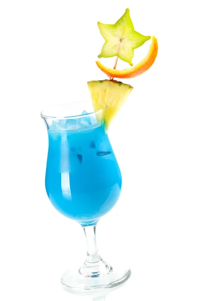 Blue hawaii tropische cocktail — Stockfoto