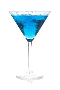 Cocktail collection - Blue martini clipart