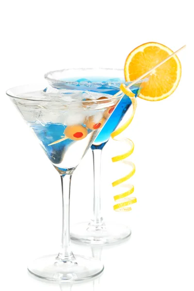 Dois coquetéis martini — Fotografia de Stock