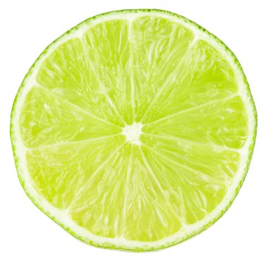 Macro food collection - Lime slice clipart