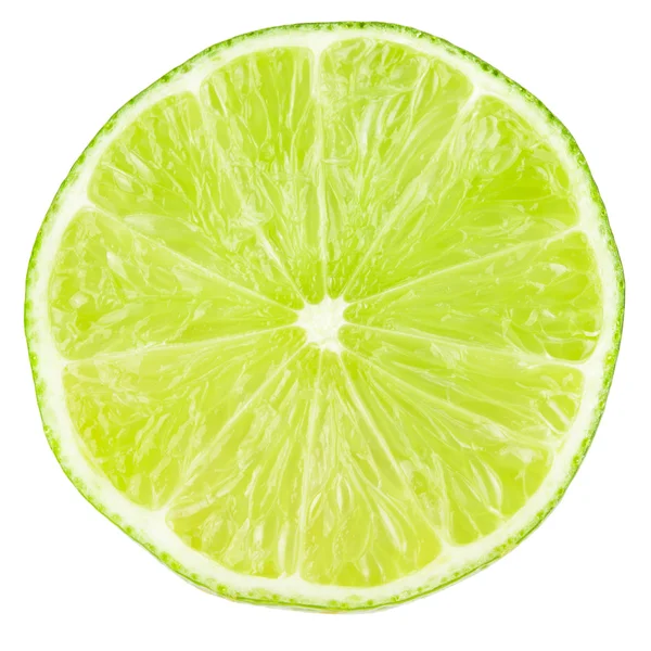 Macro food collection - Lime slice — Stock Photo, Image