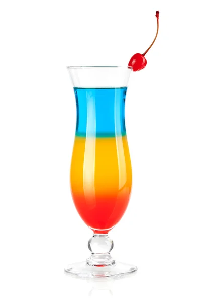 Cocktail collection - Three layered trop — Stock Photo, Image