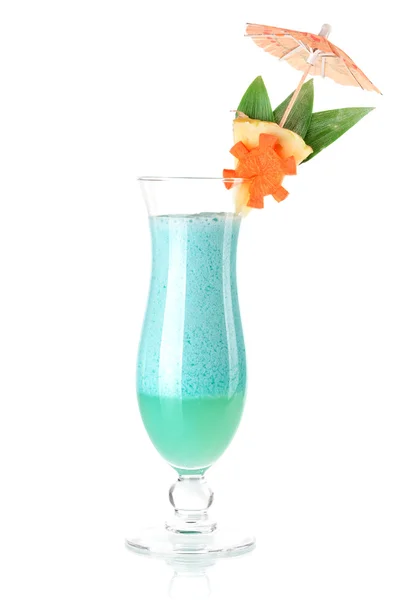 Tropický koktejl s kokosovým krémem — Stock fotografie