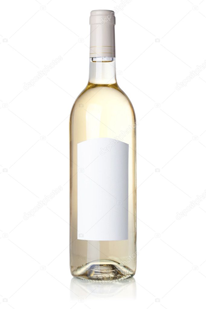 Wine collection - White wine in bottle — Stock Photo © karandaev #2005874