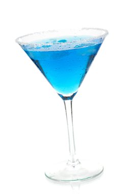 Cocktail collection - Blue martini clipart